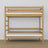 Oak Bunk Bed Natural Oak – Slatted Frame, Durable Joinery Joints