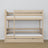 Bleached Oak Bunk Bed – Oak Slatted Frame, Mattress Drawer