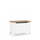 Wooden chest Scandi white / natural oak