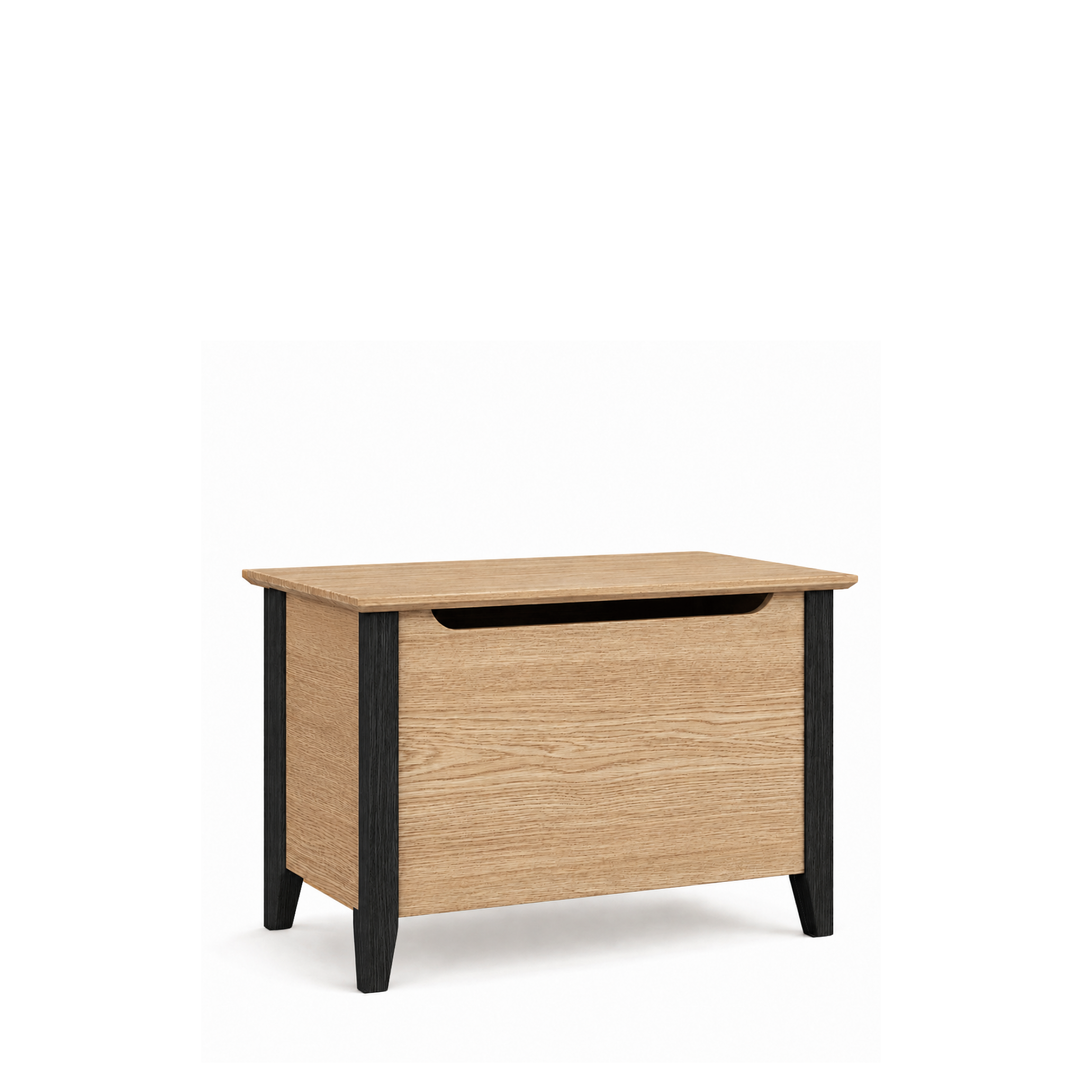 Oak chest Scandi oak natural / black