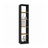Wooden shelf N01 black / oak