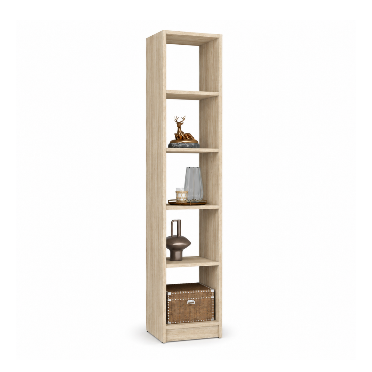 Oak shelf N01 oak bleached