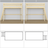 Clear Pine Wooden Loft Bed – Top View of Sleeping Area