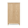 Oak wardrobe 2D1S Scandi oak natural