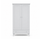 Wooden wardrobe 2D1S Scandi grey