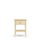 Pine bedside table 1S N01 Scandi clear pine