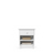 Wooden bedside table 1S N02 Scandi white