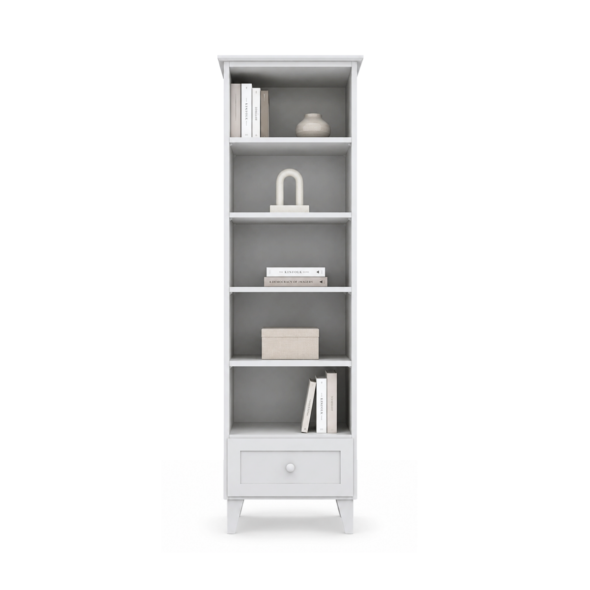 Wooden shelf 1S 57 Scandi grey